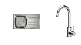 zlewozmywak-stalowy-jednokomorowy-basic-len-bateria-kuchenna-wysoka