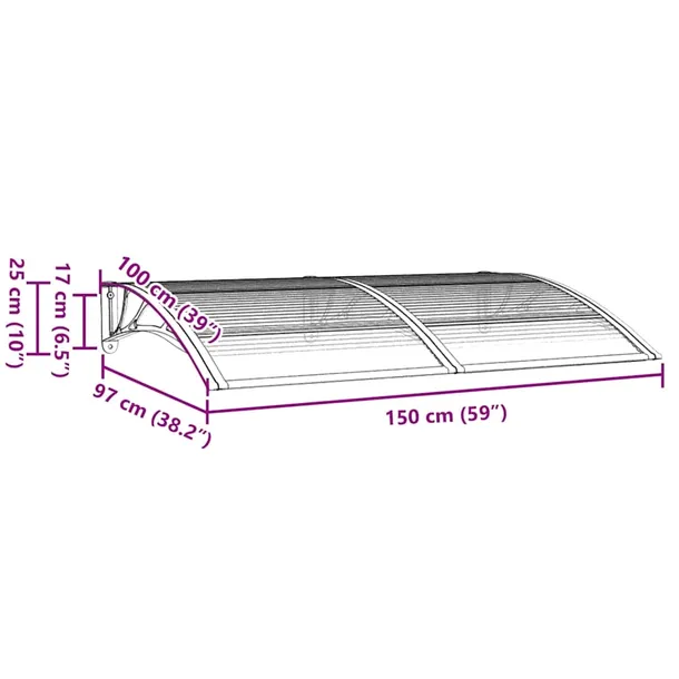 daszek-nad-drzwi-150x100-cm-szary-stan-nowy-dlugosc-50-cm