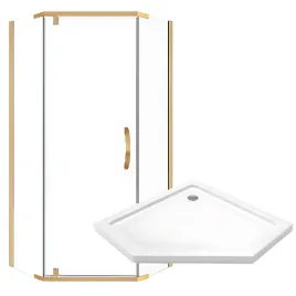 kabina-prysznicowa-pieciokatna-zlota-90cm-brodzik-pieciokatny-posadzkowy