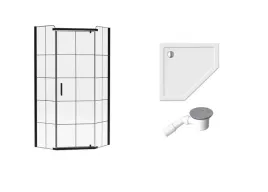 kabina-prysznicowa-pieciokatna-czarna-kratka-90-brodzik-pieciokatny-niski