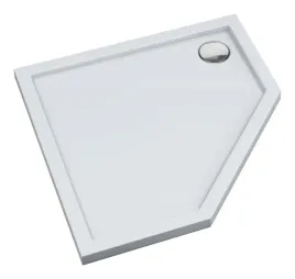 brodzik-posadzkowy-pieciokatny-bialy-80x80-akrylowy-niski-wysokosc-5-cm