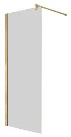 kabina-scianka-walk-in-prysznicowa-zloty-profil-80x200-szklo-8-mm