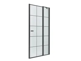 drzwi-prysznicowe-soleo-prawe-90-czarna-kratka