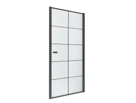 drzwi-prysznicowe-soleo-uchylne-90-czarna-kratka