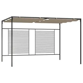altana-ogrodowa-3x4m-z-dachem-rozsuwanym-taupe