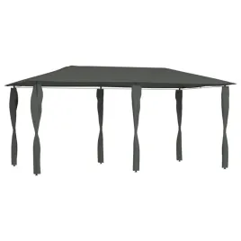 altana-ogrodowa-3x6m-antracyt-stalowo-tkaninowa