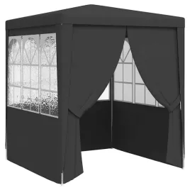 namiot-imprezowy-2x2x24m-antracytowy-uv-pe