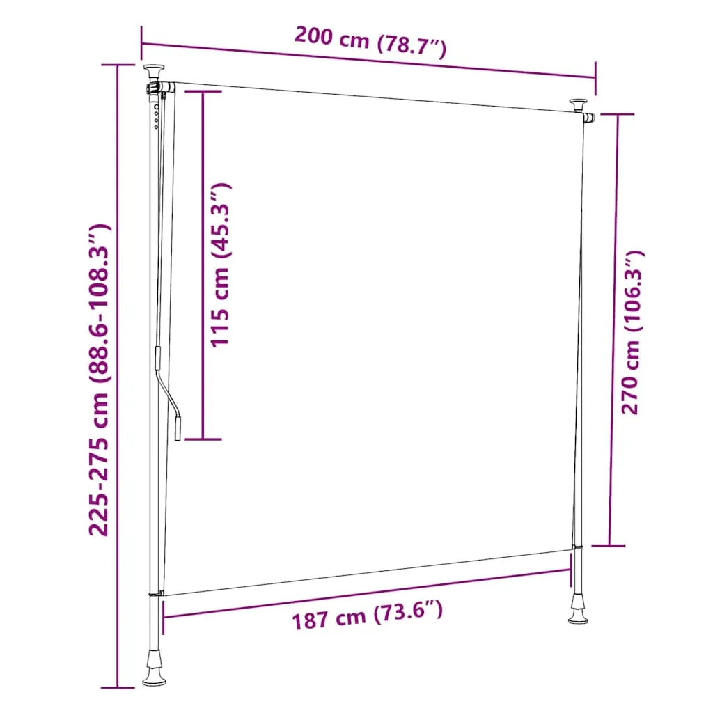 markiza-relaks-200x270cm-niebiesko-biala-stan-nowy