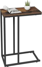 stolik-boczny-blat-drewniany-metal-brazowy-rustykalny