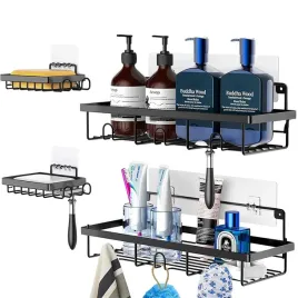 polka-pod-prysznic-metalowa-czarna-4-szt