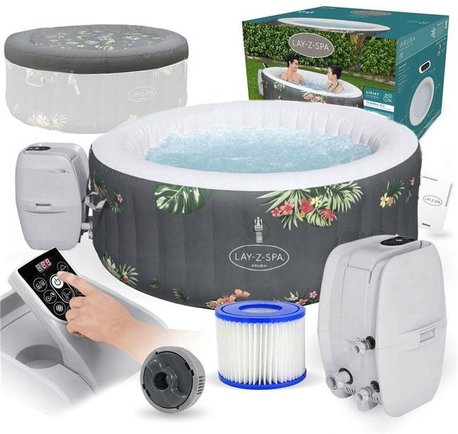 BESTWAY 60061 Aruba Lay-Z-Spa AirJet Jacuzzi Tropical