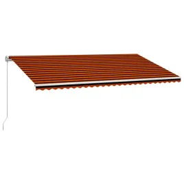 markiza-zwijana-600x300cm-pomaranczowo-brazowa-tkanina-biala-rama