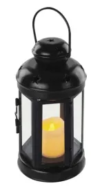 dekoracje-latarnia-led-okragla-czarna-185-cm-1x-cr2032-vintage-ip20-timer