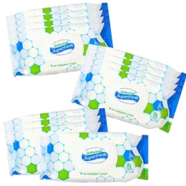 superfresh-nawilzane-chusteczki-antybakteryjne-odswiezajace-karton-12x72szt
