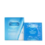 pasante-ribbed-passion-condoms-3-pcs-stan-nowy