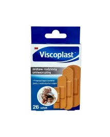 plastry-viscoplast-uniwersalne-wodoodporne-zestaw-rodzinny-26-szt-mix
