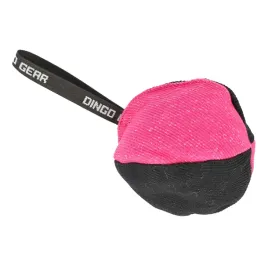 zabawka-treningowa-dla-psa-z-nylcotu-pilka-16cm-czarno-rozowy