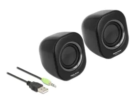 delock-mini-glosniki-usb-stereo-ze-zlaczem-meskim-stereo-jack-35-mm-i-z
