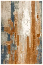 dywan-argent-16434-o10-orange-niebieski-pomaranczowy-tynk