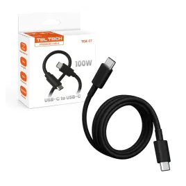 teltech-kabel-pd-e-maker-typ-c-typ-c-5a-100w-1m-czarny-tca-07