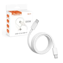 teltech-kabel-pd-e-maker-typ-c-typ-c-5a-100w-1m-bialy-tca-07