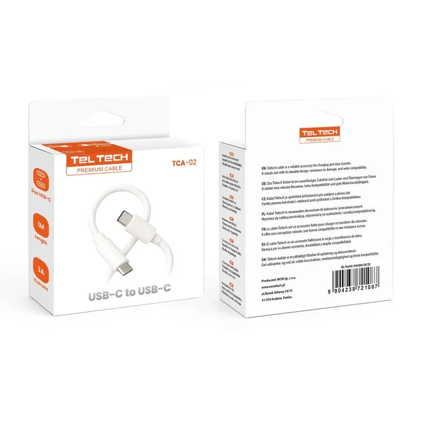 teltech-kabel-typ-c-typ-c-3a-60w-1m-bialy-tca-02-marka-bez-marki