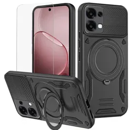 etui-do-oppo-a6-pro-5g-pancerne-ring-case-czarne-wzmacniane-szklo-9h
