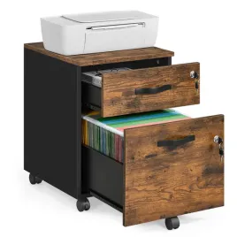 szafka-na-dokumenty-industrialna-na-kolkach-2-szuflady-vintage