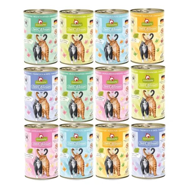 GRANATAPET DeliCATessen Dziczyzna i tuńczyk - mokra karma dla kota - 400g