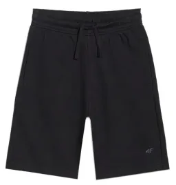 spodenki-chlopiece-4f-krotkie-dresowe-sportowe-czarne-m685