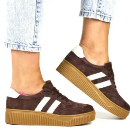 polbuty-skorzane-sneakersy-trampki-filippo-6776-brazowe-zamszowe