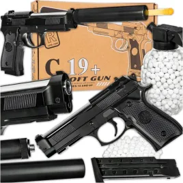 pistolet-metalowy-replika-c19-kulki-tlumik