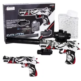 pistolet-karabin-automat-kulki-zelowe-laser-tlumik-okulary-akumulator