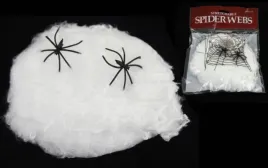 hallowen-pajeczyna-biala-20g-2-male-czarne-pajaki