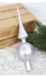 czubek-choinkowy-plastikowy-26-cm-srebrny-ze-srebrnym-brokatem
