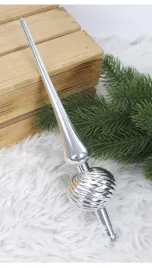 czubek-choinkowy-plastikowy-25-cm-srebrny-tloczony-wzor
