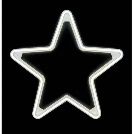 gwiazda-neon-led-zimno-biala-30cm