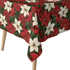obrus-swiateczny-czerwony-ecru-gwiazda-betlejemska-wigilia-130x220-cm