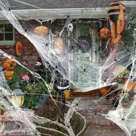 pajeczyna-siec-pajaka-dekoracja-na-halloween-200g-plastikowe-pajaki-30szt
