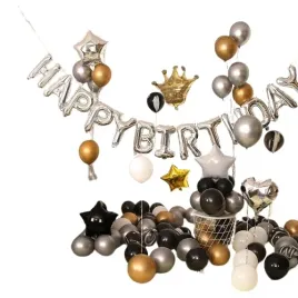 zestaw-urodzinowy-dekoracja-girlanda-balony-baner-zloto-czarno-srebrne