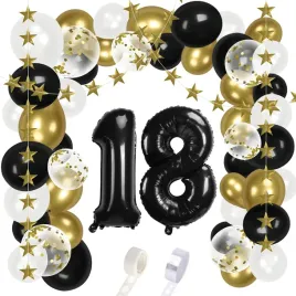 balony-dekoracyjne-na-osiemnastke-18-lat-girlanda-urodzinowa-zestaw-120szt