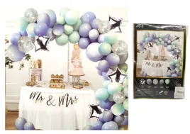 balony-dekoracyjne-na-urodziny-niebiesko-srebrno-zielone