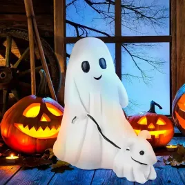 figurka-duch-z-psem-zabawna-dekoracja-rekwizyt-na-halloween-15-cm