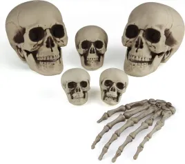 kosci-dekoracje-szkielet-czaszka-glowa-szkieletowa-reka-na-halloween