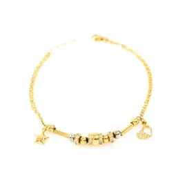 bransoletka-stal-chirurgiczna-charms-zlota-serce-gwiazdka