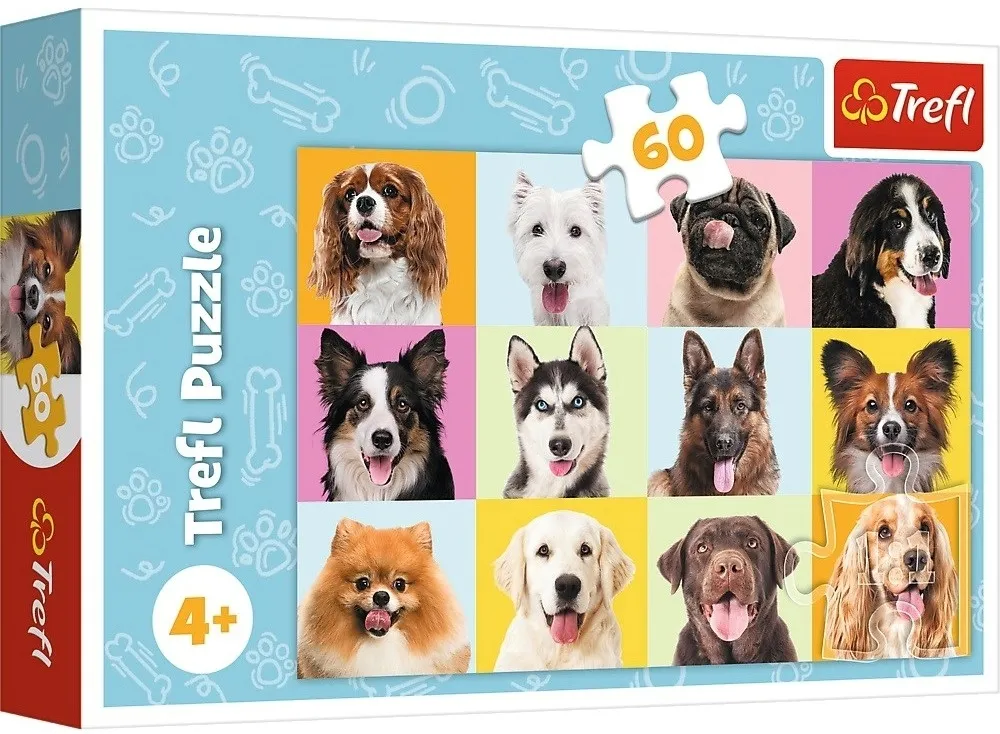 puzzle-trefl-60-elementow-slodkie-psiaki