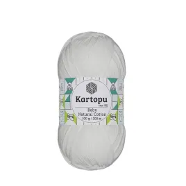 kartopu-baby-natural-cotton-010-bialy-100gr-200m-49percent-bawelna-51percent-akryl