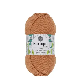 kartopu-baby-natural-cotton-261-bezowy-100gr-200m-49percent-bawelna-51percent-akryl