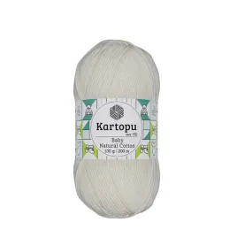 kartopu-baby-natural-cotton-011-ekru-100gr-200m-49percent-bawelna-51percent-akryl