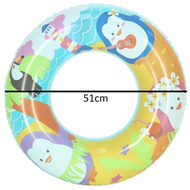 bestway-36113-kolo-dmuchane-kolko-51cm-pingwiny-2-kolor-wielokolorowy
